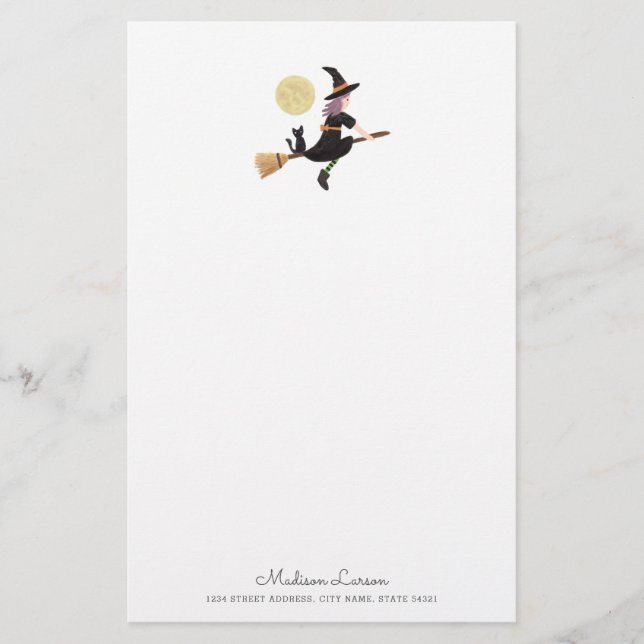 Spellbound Personalised Stationery (Front)