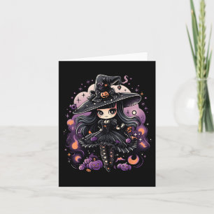 Spellbound Spirits Halloween Witch Art Card