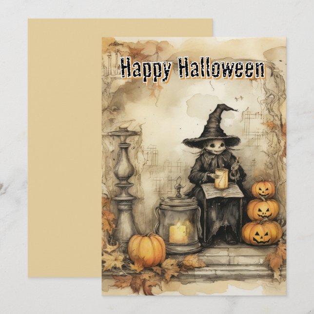 Spellbound Steps — Whimsy in the Witchlight Holiday Card (Front/Back)