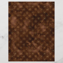 Spellcaster Brown & Gold Scrapbook Paper Sheet