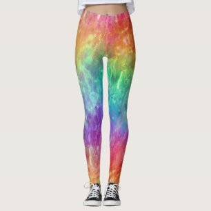 spellcaster - vivid rainbow prism ombre : leggings