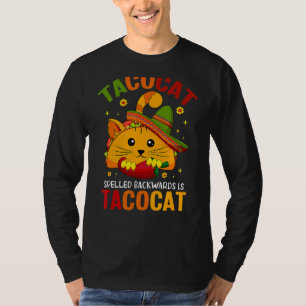 Spelled Backwards Is Tacocat Cinco De Mayo Lets Fi T-Shirt