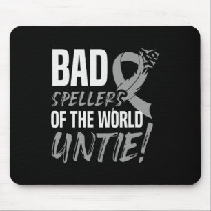 Spellers Of The World Untie Dyslexia Awareness 1  Mouse Mat