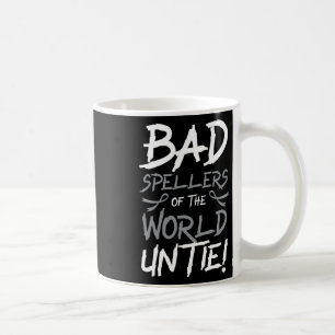 Spellers Of The World Untie Dyslexia Awareness  Coffee Mug