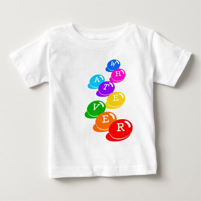 Spelling Beans Customisable Baby T-Shirt (Front)