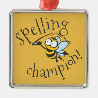 Spelling Bee Champion Metal Tree Decoration