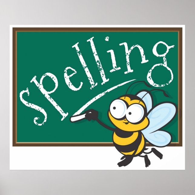 Spelling Bee Poster (Front)