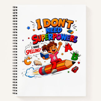 Spelling Superpower Literacy Humour Notebook