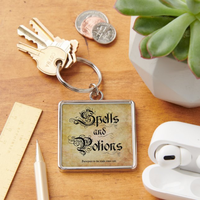 Spells and Potions Keychain (Desk)