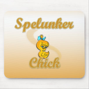 Spelunker Chick Mouse Mat