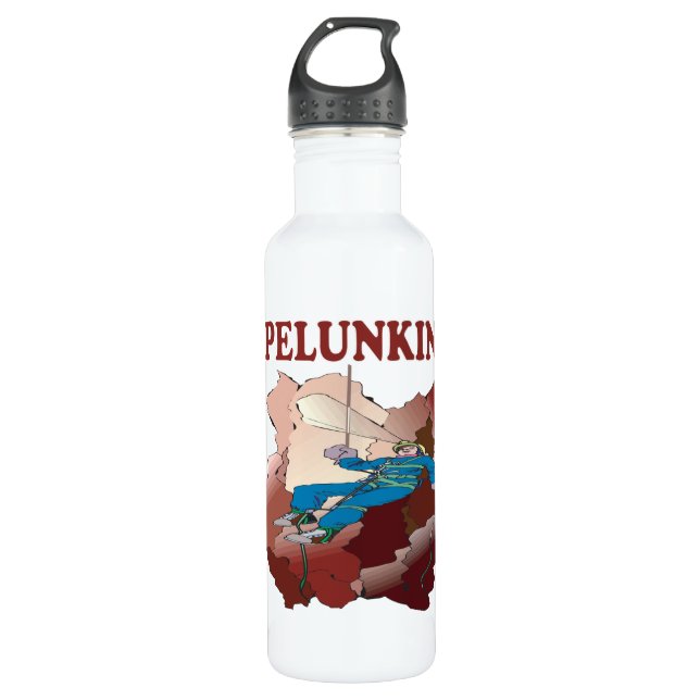 Spelunking 7 710 ml water bottle (Front)