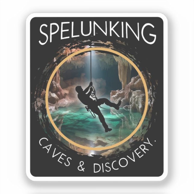 Spelunking, Caves and Discovery Spelunker Natural  (Front)