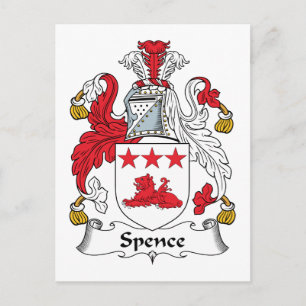 Spence Family Crest Postcard