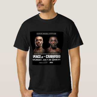 Spence vs Crawford Official poster T-Shirt