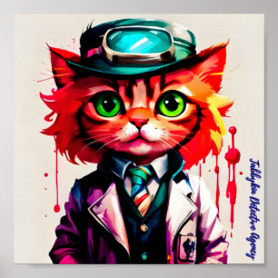 "Spencer" from Tabbykin Detective Agency Poster