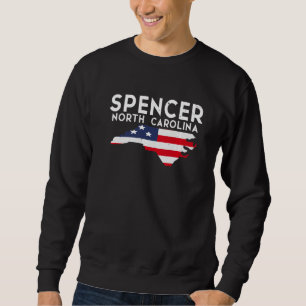 Spencer North Carolina USA State America Travel Sweatshirt