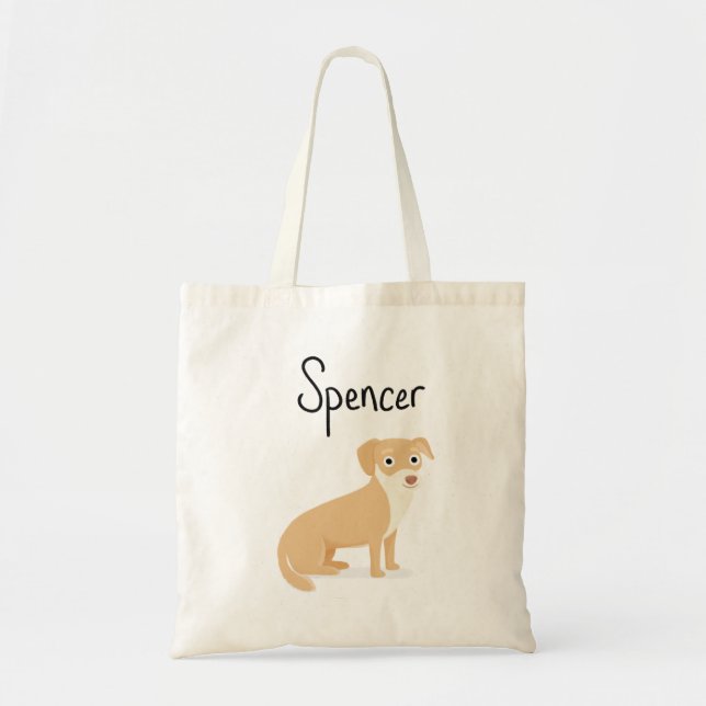 Spencer on a tote! tote bag (Front)