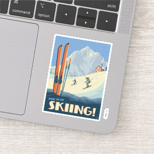 Spend the Day Skiing Vintage