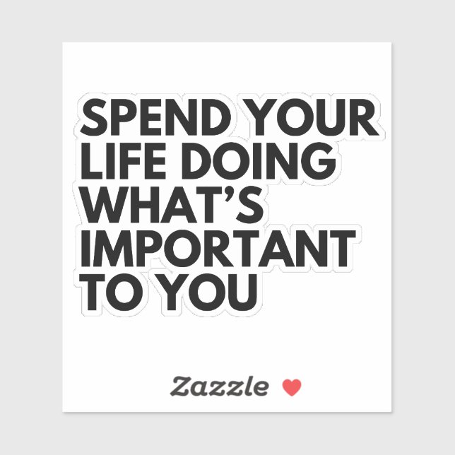 Spend Your Life (Sheet)