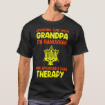 Spending Time With Grandpa On Hanukkah Jewish Jew  T-Shirt<br><div class="desc">Spending Time With Grandpa On Hanukkah Jewish Jew Graphic</div>