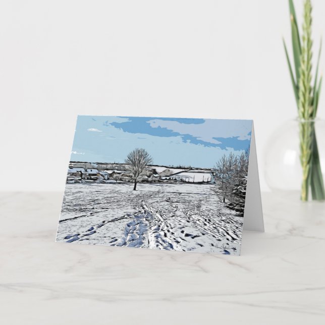 Spens Field, Harthill with Woodall. Card (Front)