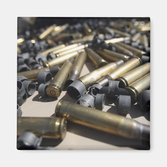 Spent brass and disintegrated links magnet (Front)