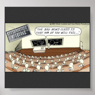 Sperm Class 101 Funny Poster