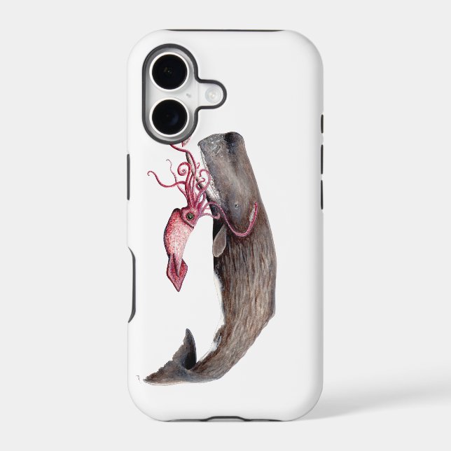 Sperm whale and squid (Back)