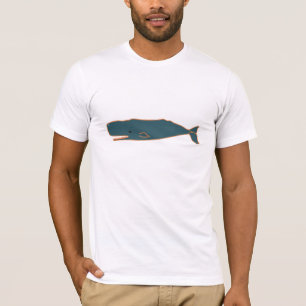 Sperm Whale - blue T-Shirt