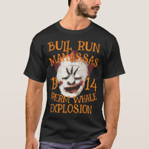 Sperm Whale Explosion BULL RUN MANASSAS 1914 T-Shirt