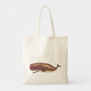 Sperm Whale Tote Bag