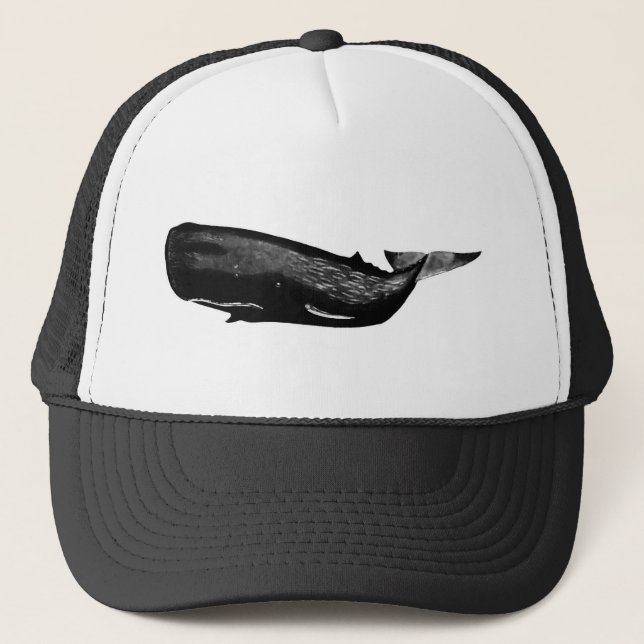 SPERM WHALE TRUCKER HAT (Front)