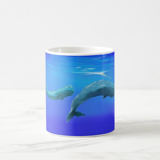 Sperm Whales Coffee Mug (Center)