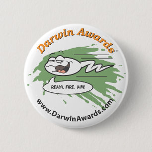Spermatozoid Button: Ready, Fire, Aim! 6 Cm Round Badge