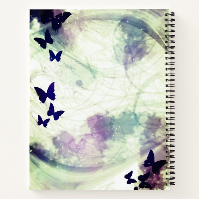 Spesial gift inner soul butterfly notebook (Back)
