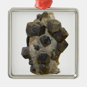 Spessartite in Matrix Metal Tree Decoration