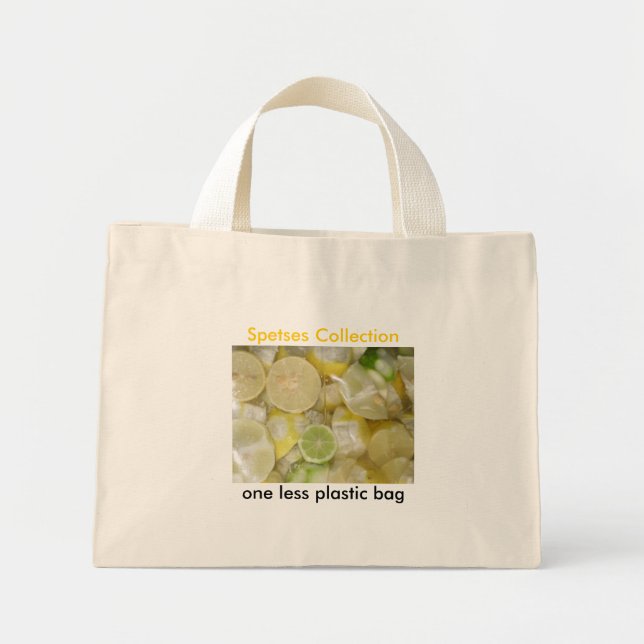 Spetses Collection Mini Tote Bag (Front)