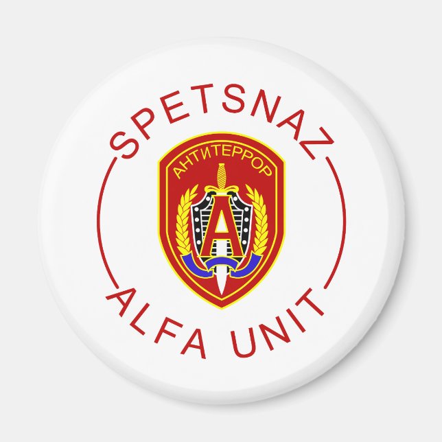 Spetsnaz Alpha Magnet (Front)