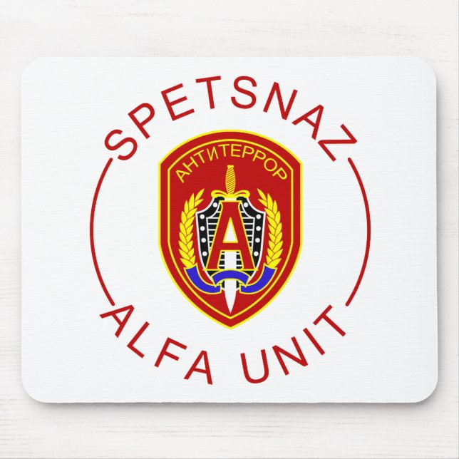 Spetsnaz Alpha Mouse Mat (Front)