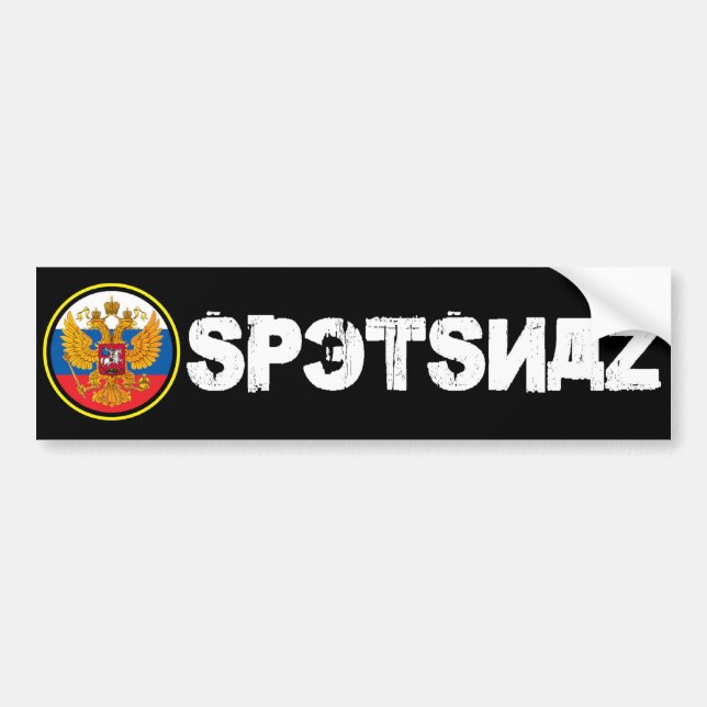 Spetsnaz Bumper Sticker (Front)