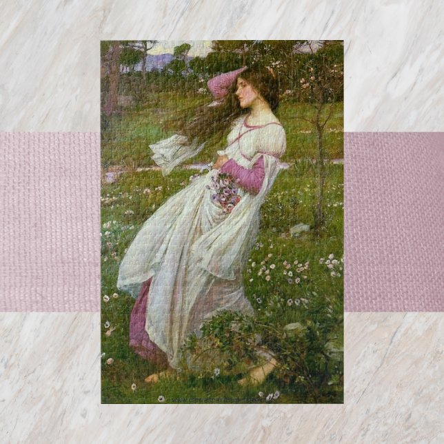 Spettinata Dal Vento by John William Waterson   Jigsaw Puzzle (Spettinata Dal Vento by John William Waterson Jigsaw Puzzle)