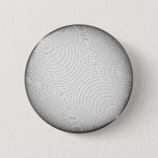 Sphere effect 6 cm round badge