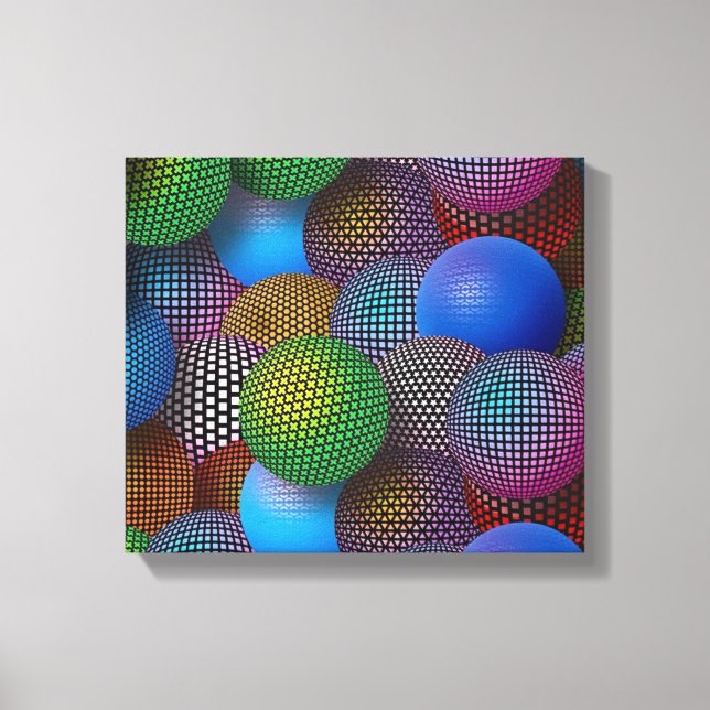 Spheres Canvas Print (Front)