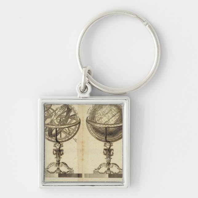 Spheres of the Globe Key Ring (Front)