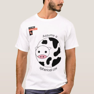 Spherical Cow - Young Scientist  T-Shirt