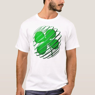 Spherical Four-Leaf Clover T-Shirt