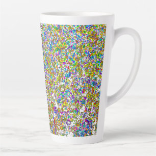 Spheroids Style Organic Design Orbs Latte Mug