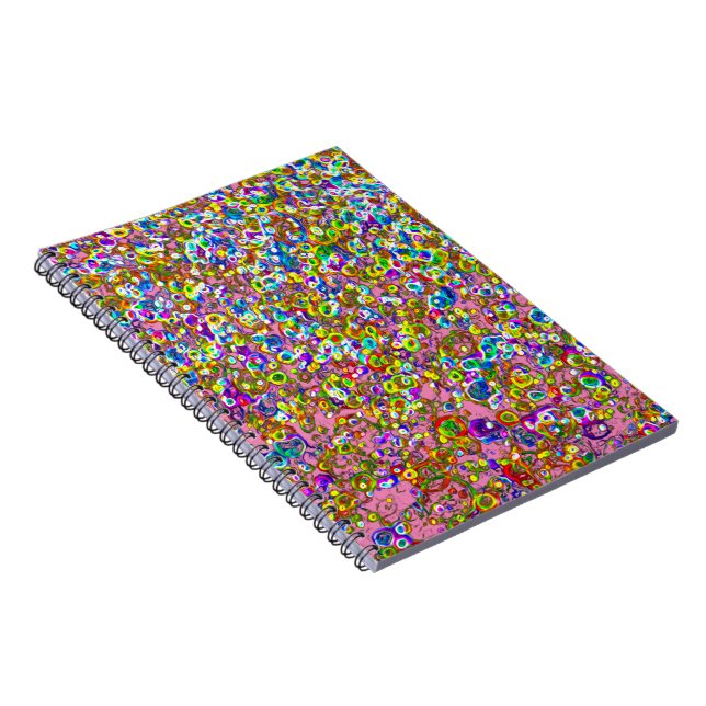 Spheroids Style Organic Design Orbs  Notebook (Right Side)