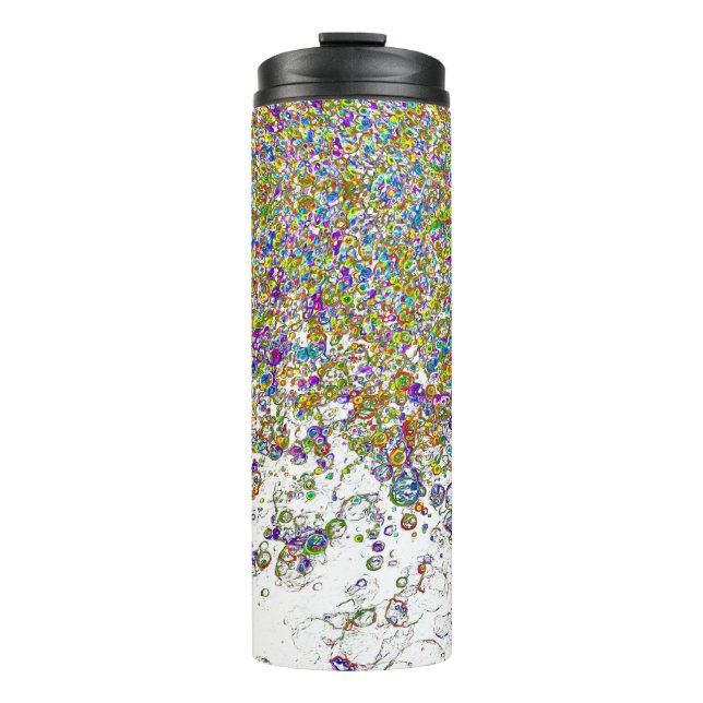 Spheroids Style Organic Design Orbs  Thermal Tumbler (Front)