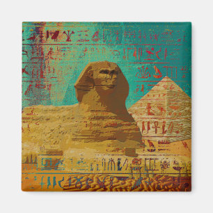 Sphinx Abstract composition Magnet